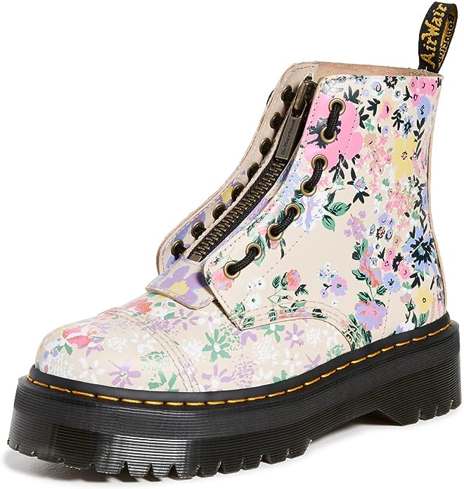 review of Dr. Martens Women's Sinclair 8-Eye Leather Platform Boots